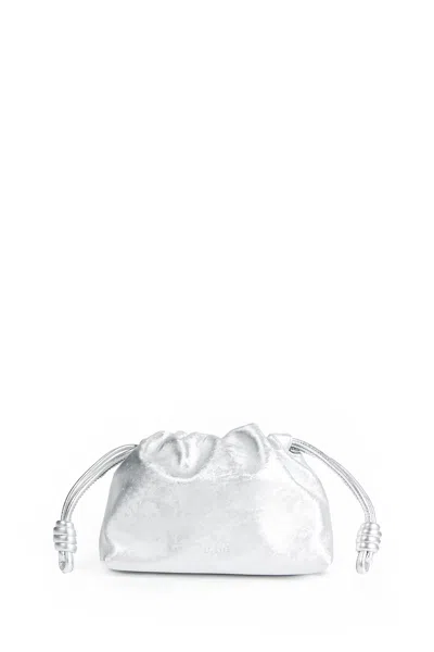 Loewe Mini Flamenco Purse In White