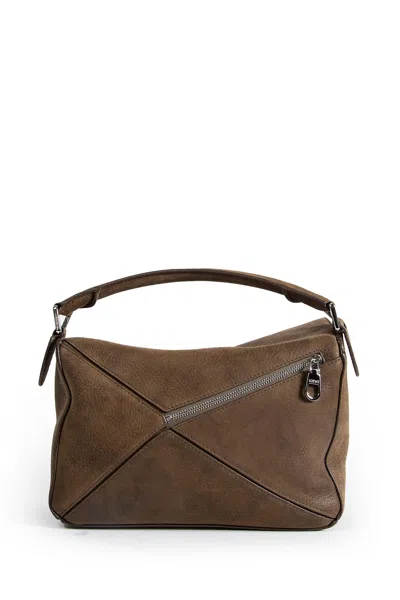 Loewe Puzzle Small Bag Handbags Brown In Brown