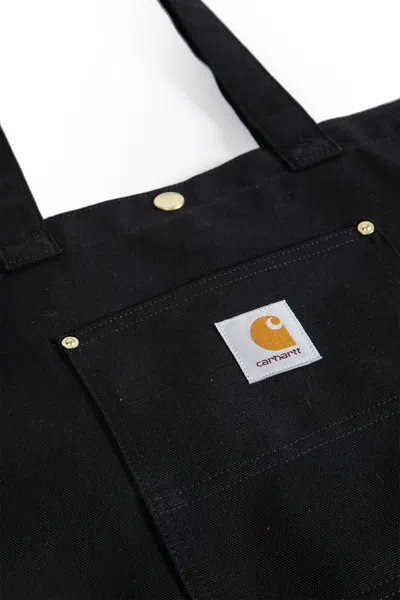 Carhartt Bay Canvas Tote Bag In Black
