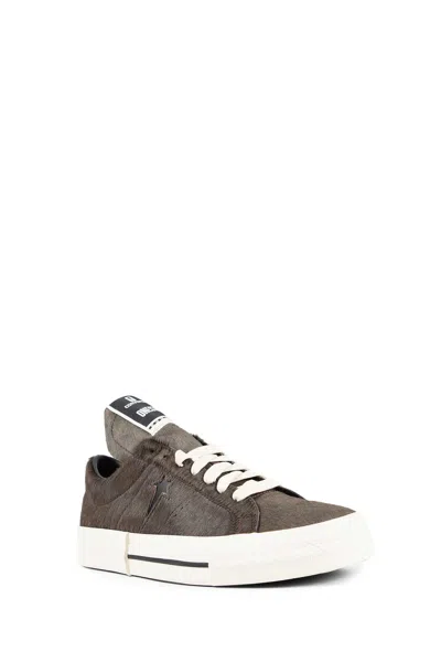 Rick Owens Drkshdw Rick Owens Converse X Drkshdw One Star Low Top 7809 Dark Dust In Brown
