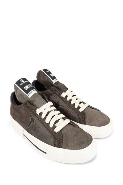 Rick Owens Drkshdw Rick Owens Converse X Drkshdw One Star Low Top 7809 Dark Dust In Brown
