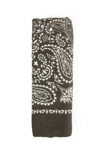 Destin Man Green Scarves In Brown