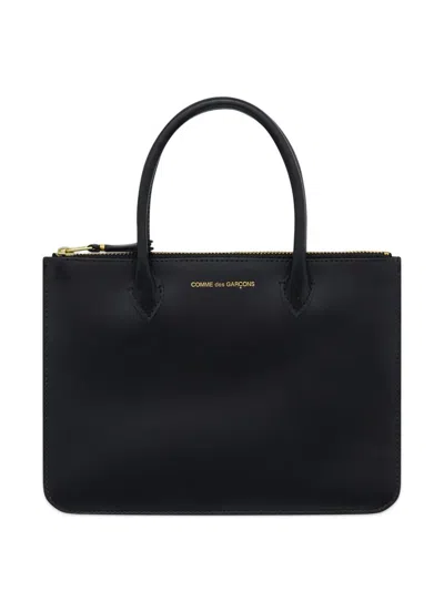 Comme Des Garçons Leather Mini Bag In Black