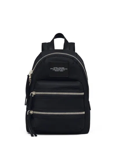 Marc Jacobs The Biker Nylon Medium Backpack In Black
