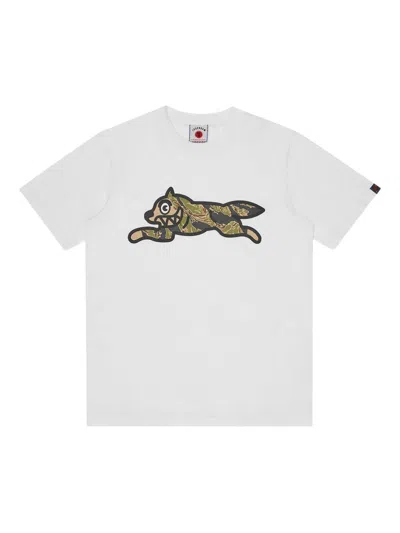 Icecream Running Dog Cotton T-shirt In White