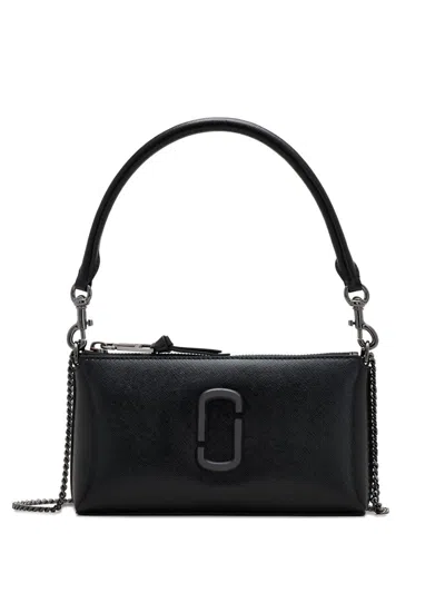Marc Jacobs The Pochette Leather Shoulder Bag In Black