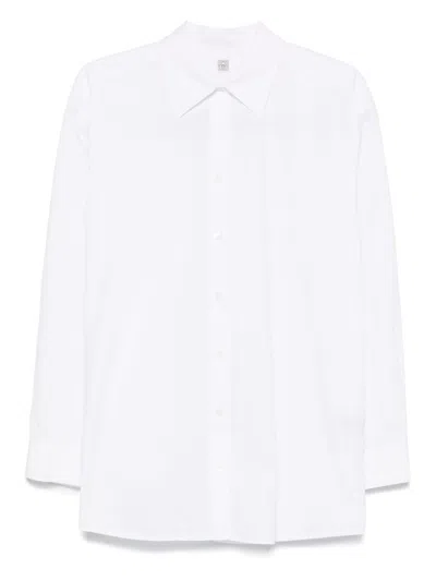 Totême Toteme Women Organic Cotton Shirt In White