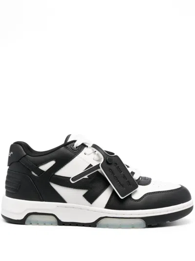 Off-white Off White Out Of Office Leather Sneakers In Multi