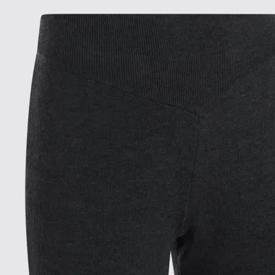 Aya Muse Dark Grey Wool Pants In Black