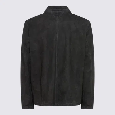 Salvatore Santoro Buttoned Leather Jacket In Black