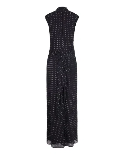Rotate Birger Christensen Rotate Birgerchristensen Long Polkadot Dress In Multi