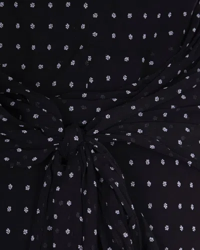 Rotate Birger Christensen Rotate Birgerchristensen Long Polkadot Dress In Multi