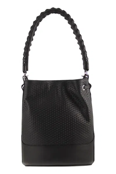 Zanellato Monda' - Leather Bucket Bag S In Black