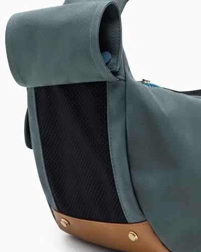 Giorgio Armani Poldo X  Shoulder Bag In Blue