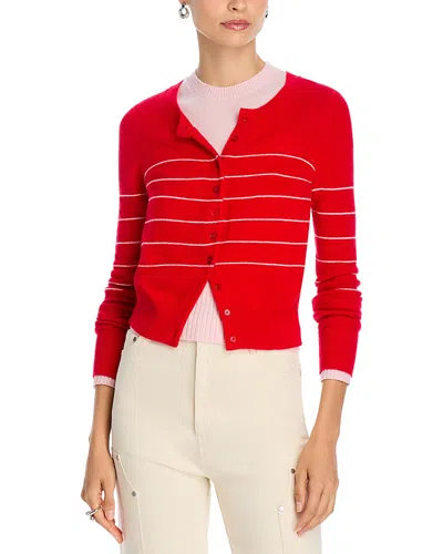 Derek Lam 10 Crosby Vernon Double Layer Wool Cashmere Sweater In Multi