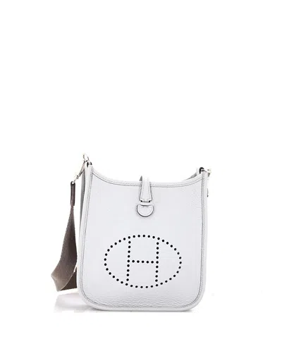 Pre-owned Pre-owned Hermes  Hermes Tpm Evelyne Bag Gen Iii Clemence In Blue