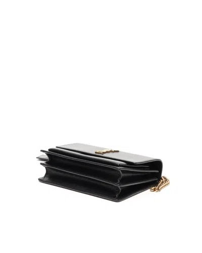 Saint Laurent Medium Sunset Bag In Black