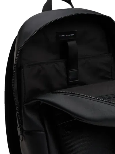 Tommy Hilfiger Textured Backpack In Black