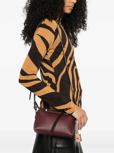 Fendi Mini By The Way Soft Selleria Tote Bag In Red