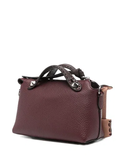 Fendi Mini By The Way Soft Selleria Tote Bag In Red