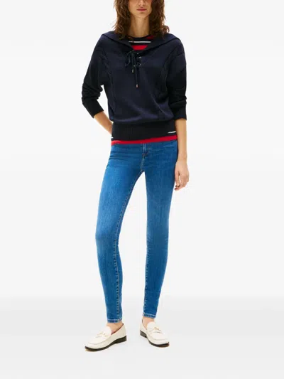 Tommy Hilfiger Five-pockets Skinny Jeans In Blue