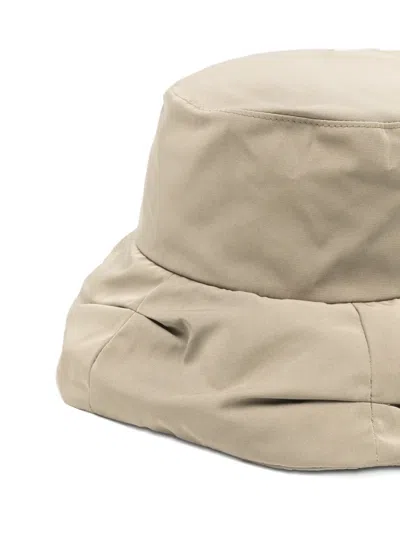 Y's Gathered Hat In Neutral