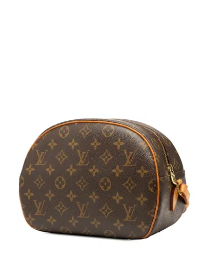 Pre-owned Louis Vuitton 2002 Monogram Blois Crossbody Bag In Brown
