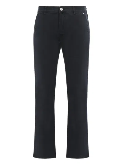 Moorer Norbert-trk Trousers In Blue
