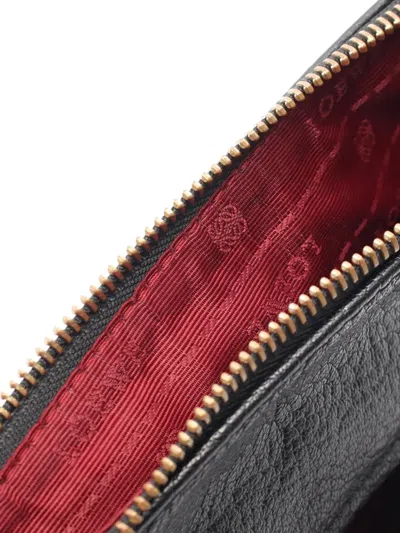 Pre-owned Loewe 2010-2025 Anagram Leather Crossbody Bag In Black