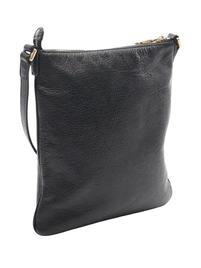 Pre-owned Loewe 2010-2025 Anagram Leather Crossbody Bag In Black