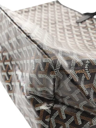 Pre-owned Goyard 2010-2025 Ine Saint Louis Pm Tote Bag In Black