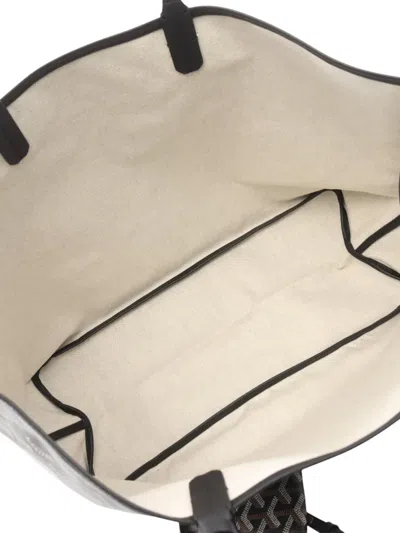 Pre-owned Goyard 2010-2025 Ine Saint Louis Pm Tote Bag In Black