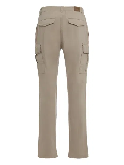 Moorer Logo-patch Cargo Pants In Animal Print