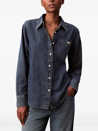 Calvin Klein Buttoned Shirt In Multi