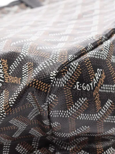 Pre-owned Goyard 2010-2025 Ine Saint Louis Pm Tote Bag In Black