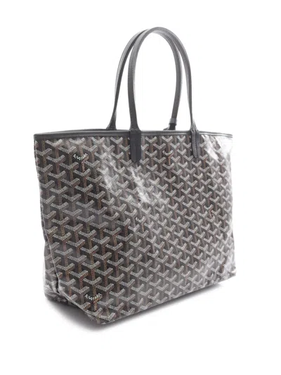 Pre-owned Goyard 2010-2025 Ine Saint Louis Pm Tote Bag In Black
