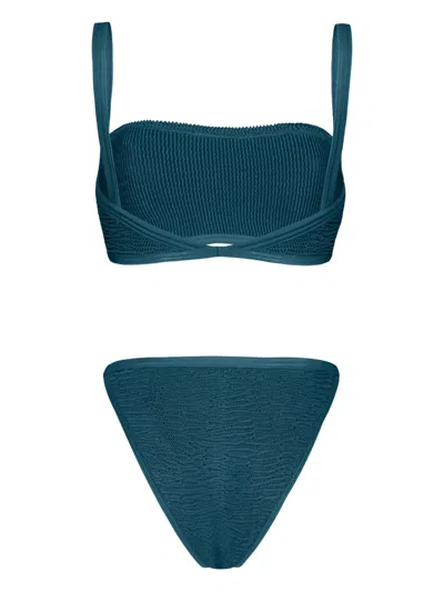 AVA 纹理连体泳衣