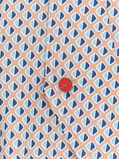 Kiton Enamelled Button Pattern Jacket In Neutral