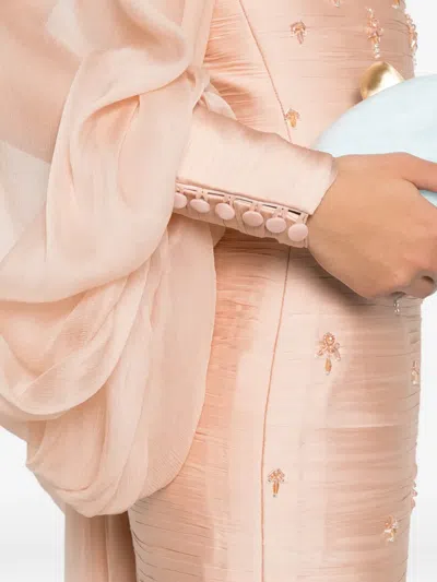 M.marquise Sonja Balloon-sleeve Blouse In Pink