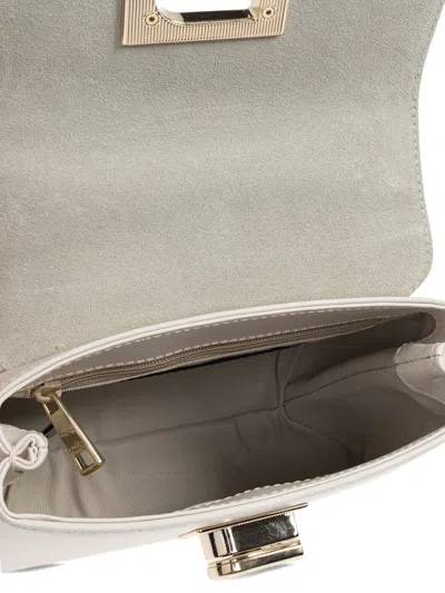 Furla 1927 Logo-plaque Tote Bag In Neutral