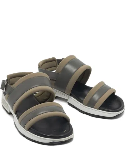 Pre-owned Hermes Leather Strap Sandals In Brown