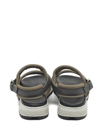 Pre-owned Hermes Leather Strap Sandals In Brown