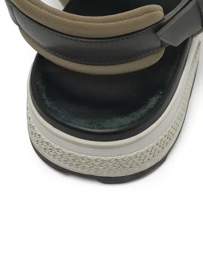 Pre-owned Hermes Leather Strap Sandals In Brown