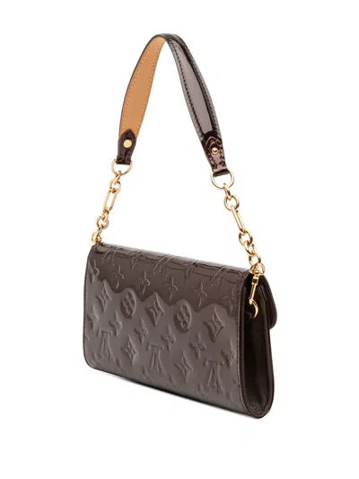 Pre-owned Louis Vuitton 2010 Monogram Vernis Sunset Boulevard Shoulder Bag In Purple