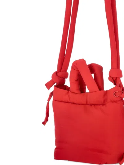 Olend Micro Ona Soft Crossbody Bag In Red