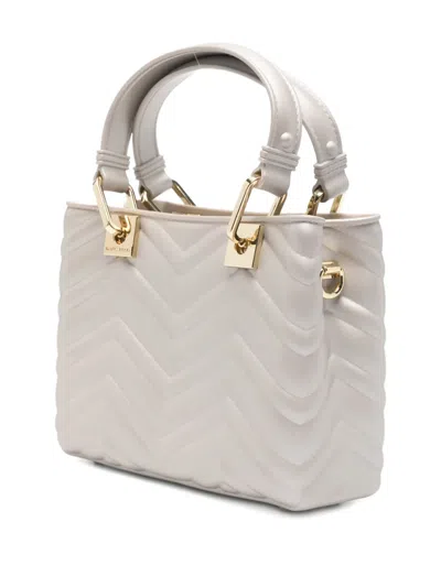 Marc Ellis Small Flat Krissy Quilted Tote Bag In Neutral