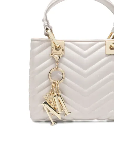 Marc Ellis Small Flat Krissy Quilted Tote Bag In Neutral