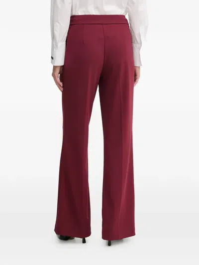 Joseph Ribkoff Button-accent Flared Trousers In Multi