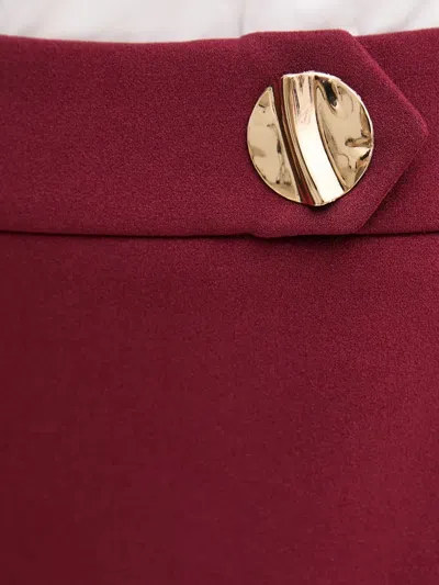 Joseph Ribkoff Button-accent Flared Trousers In Multi