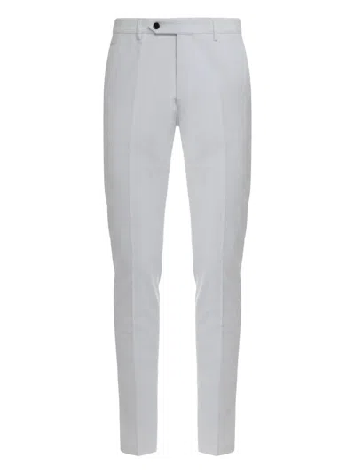 Moorer Carlon-ves Corduroy Trousers In White